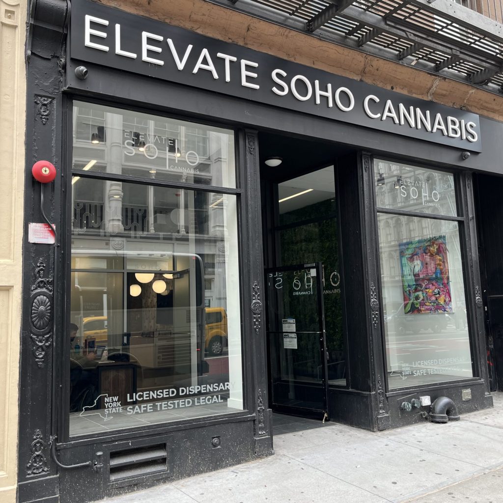 Elevate SoHo Cannabis storefront
