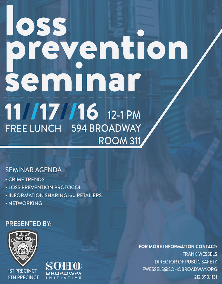 Loss Prevention Seminar — SoHo Broadway Initiative