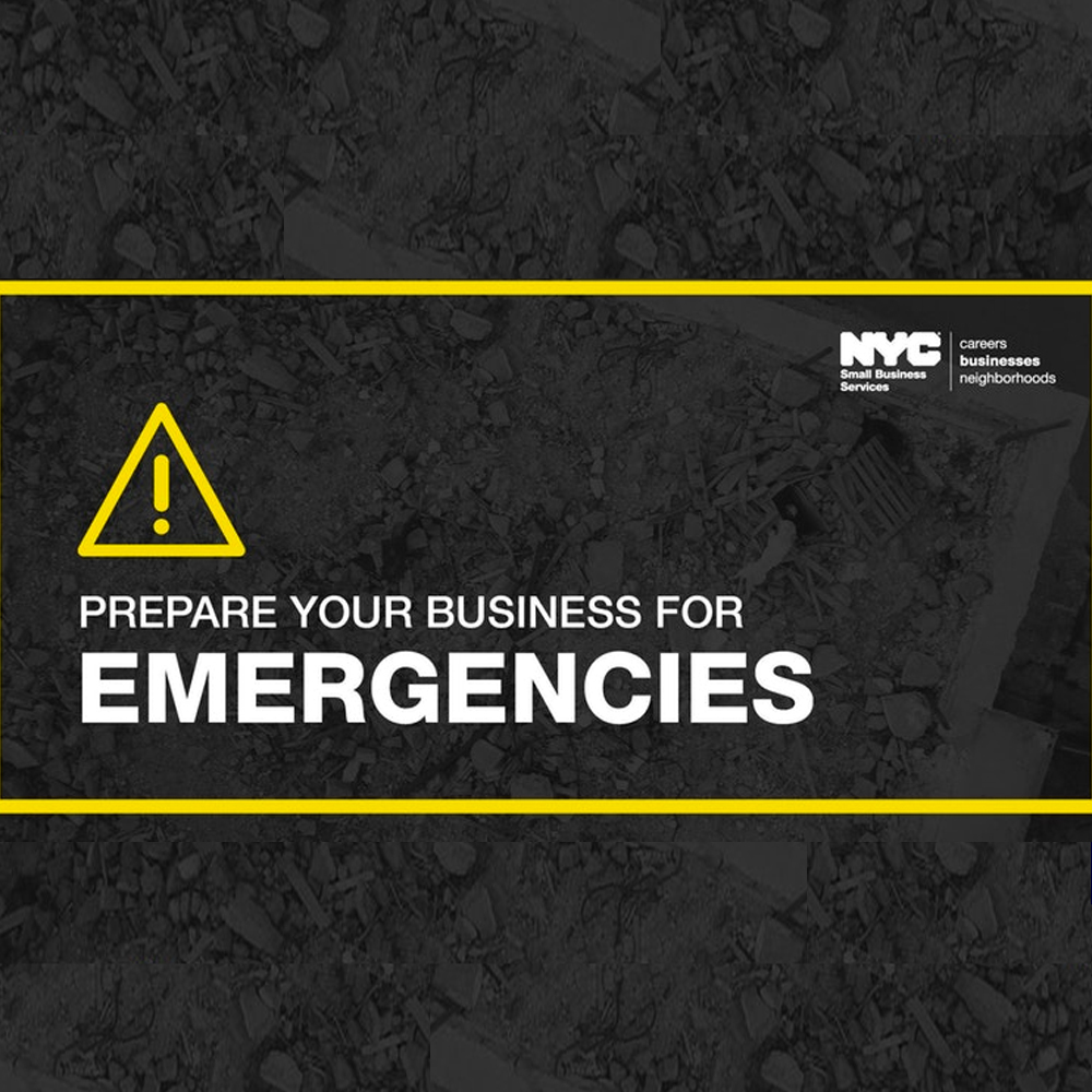 Prepare Your Business for Emergencies Webinar - New York Small Business Resources