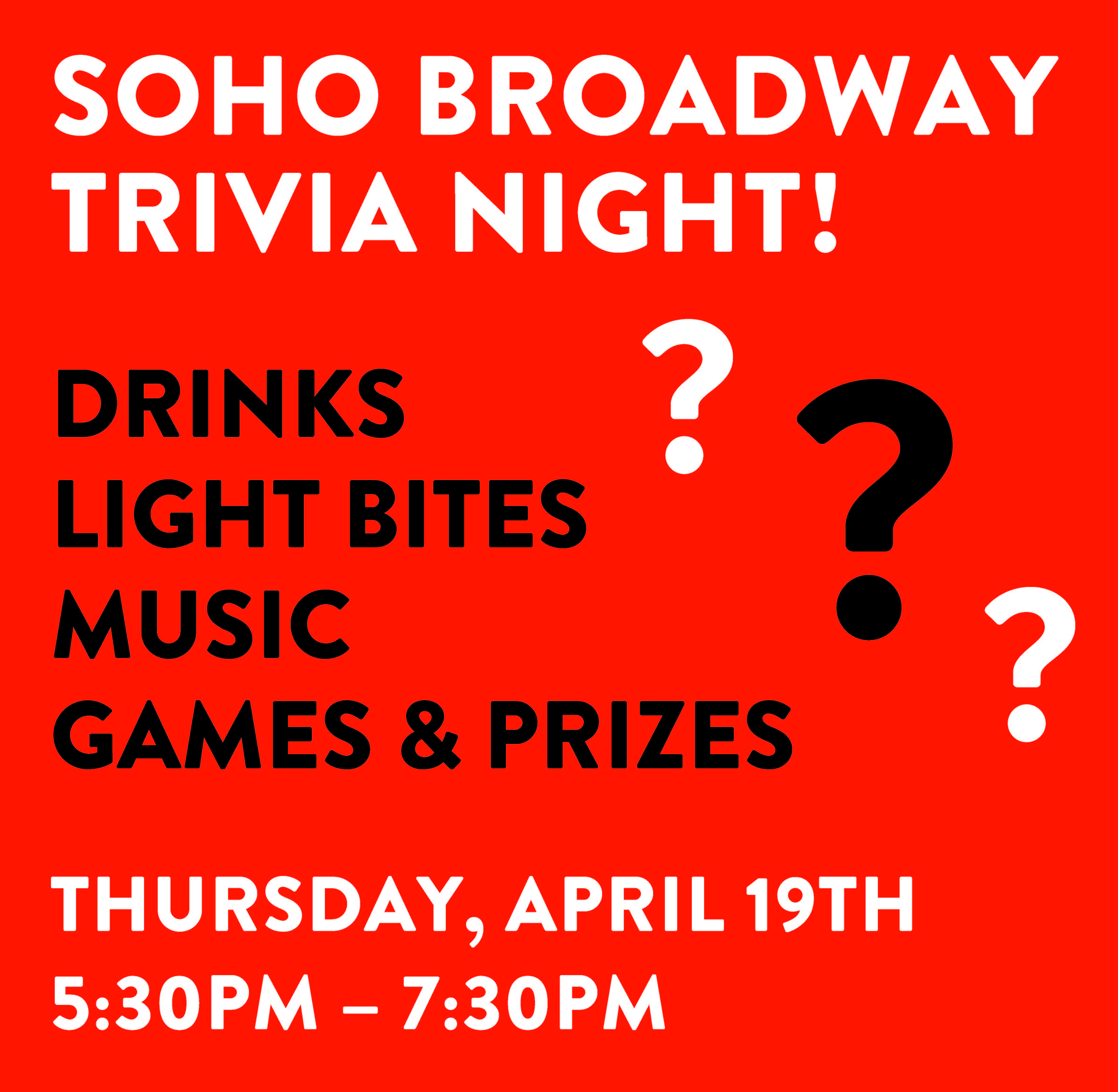 SoHo Broadway Trivia Night