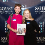 Rebecca Karp and Ali Sunderland Brown of Karp Strategies with the SoHo Zoning Guidebook