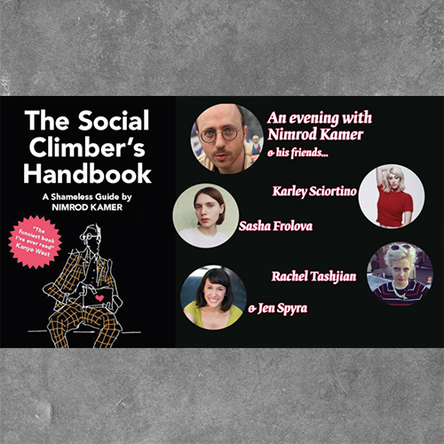 The Social Climber's Handbook at Bookstore Cafe