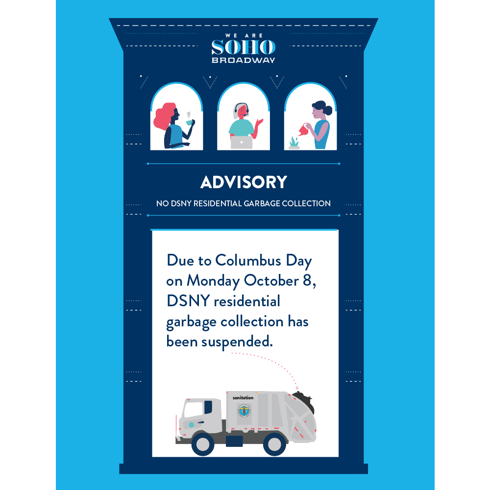 No DSNY Collection Columbus Day
