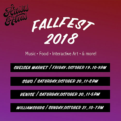 ARTISTS & FLEAS - Fall Fest SoHo