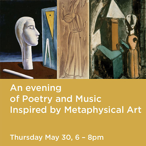 An Evening of Poetry and Music Inspired by Metaphysical Art. by CIMA - Center for Italian Modern Art