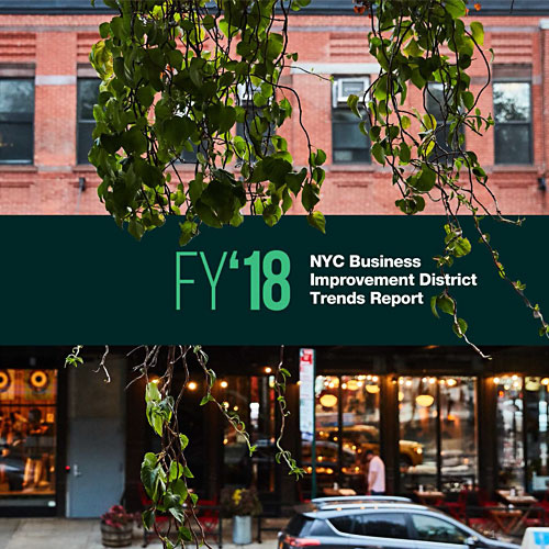 NYC Business Improvement District Trends Report for 2018 is Released