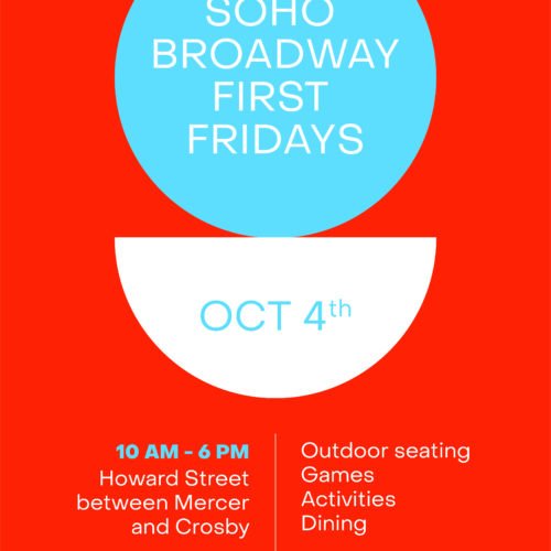 SoHo Broadway First Fridays - October 4, 2019