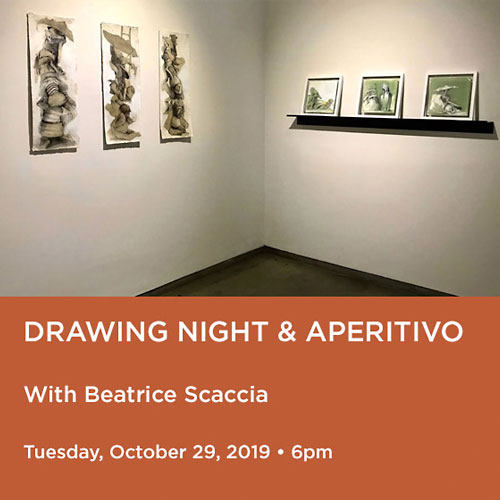 Aperitivo & Drawing Night with Beatrice Scaccia by CIMA - Center for Italian Modern Art