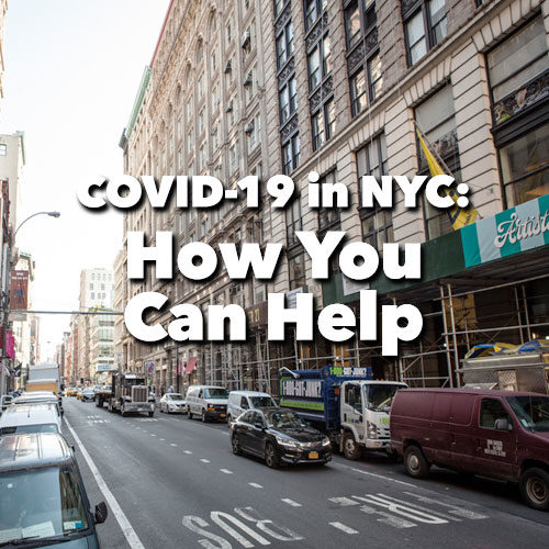 COVID-19 in NYC How you can help