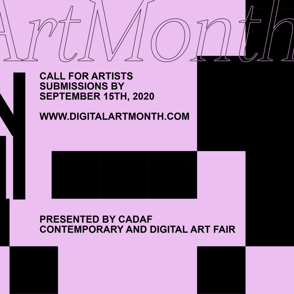 Digital Art Month open call for submissions