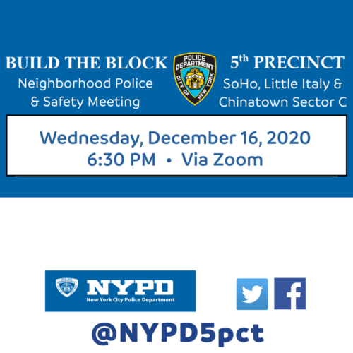Build the Block Neighborhood Policing NYPD 5th Pct.