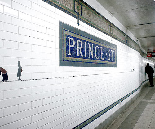 Carrying On: Prince Street subway art