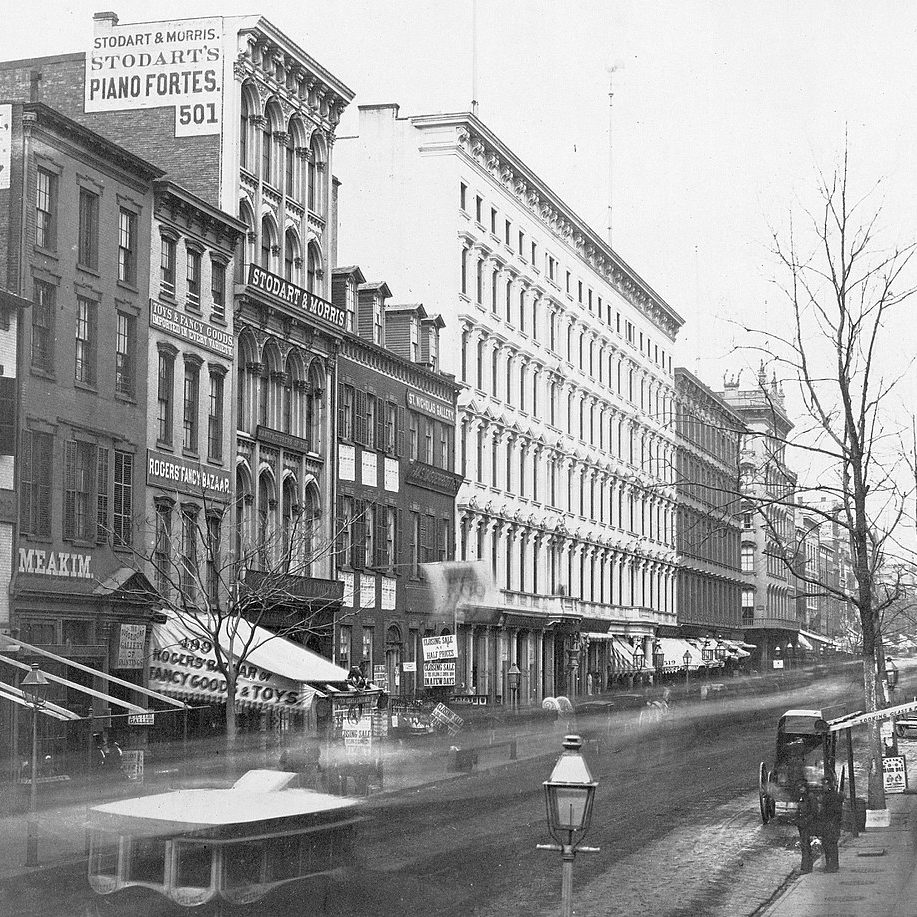 Broadway and Broome 1853