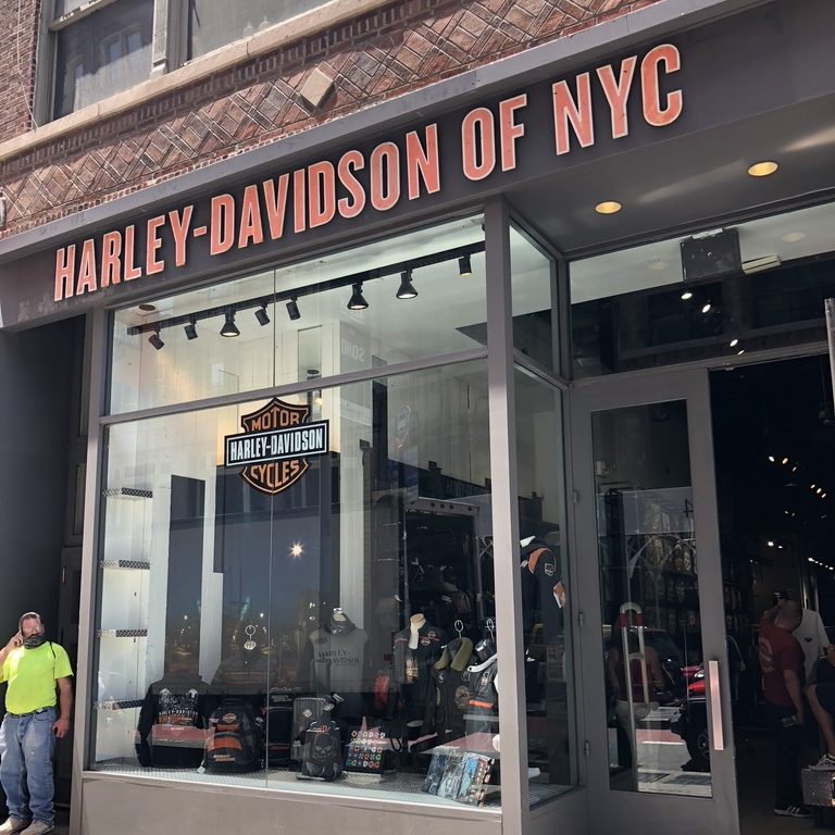 Harley-Davidson storefront
