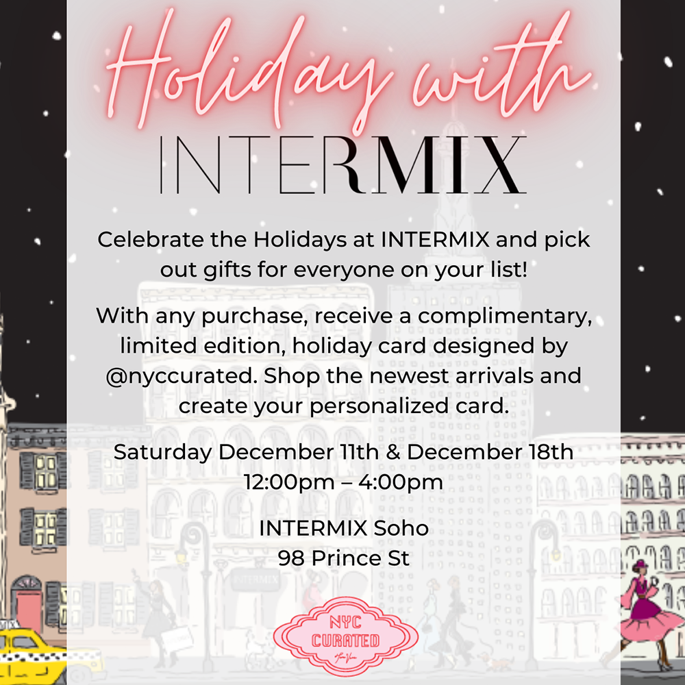 INTERMIX Holiday Card POP UP 2021