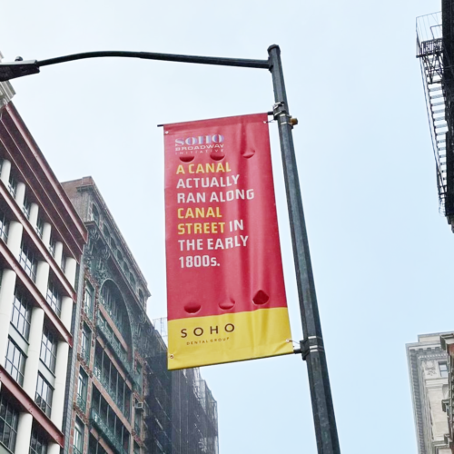 SoHo Broadway Initiative Spring Street Banners May 2022