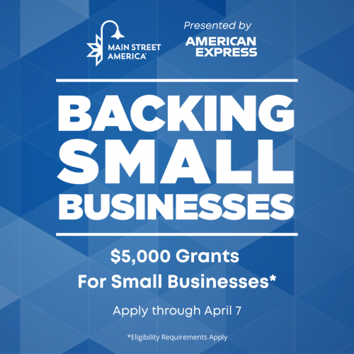 Backing Small Businesses grant program.