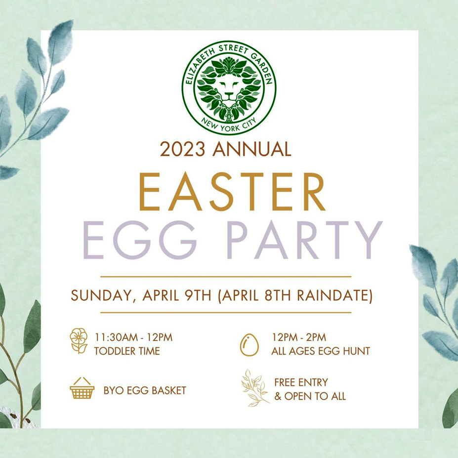 Easter Egg Party at Elizabeth Street Garden