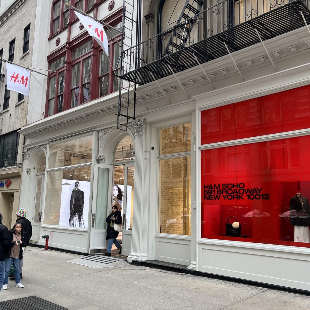 H&M SoHo 591 Broadway storefront
