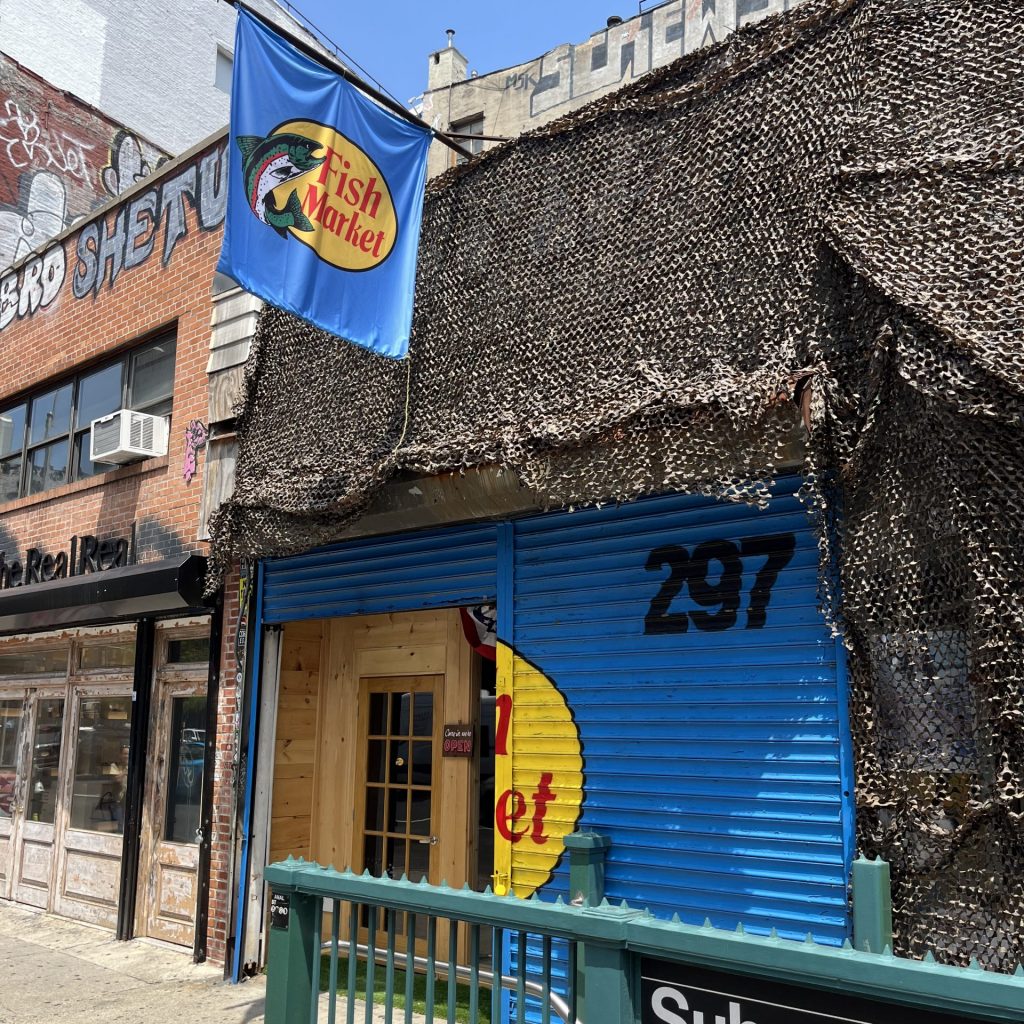 Fish Market storefront NYC