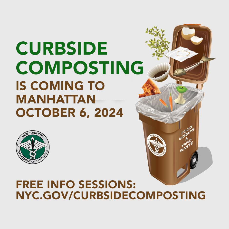 Curbside Composting in Manhattan October 6, 2024