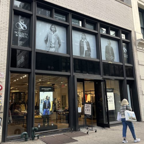 Scotch & Soda storefront at 470 Broadway