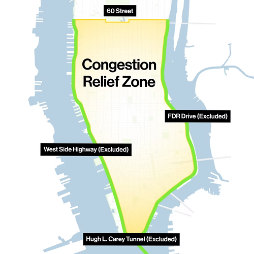 Manhattan CONGESTION RELIEF ZONE