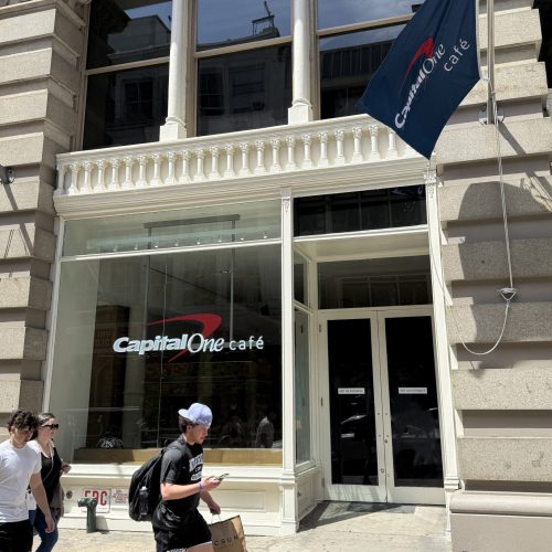 Capital One Cafe SoHo storefront