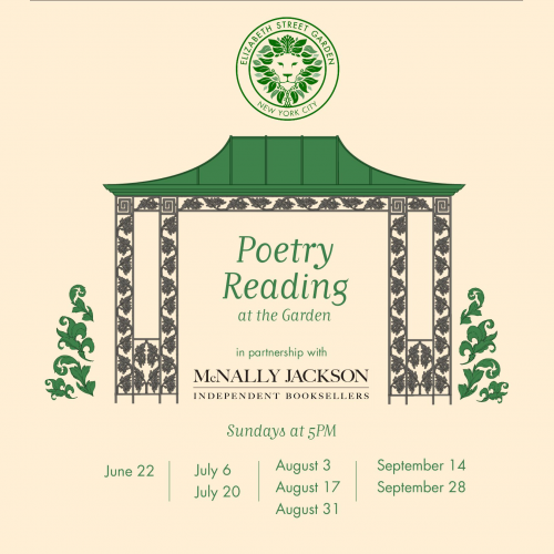 Poetry w/ McNally Jackson Bookstore
