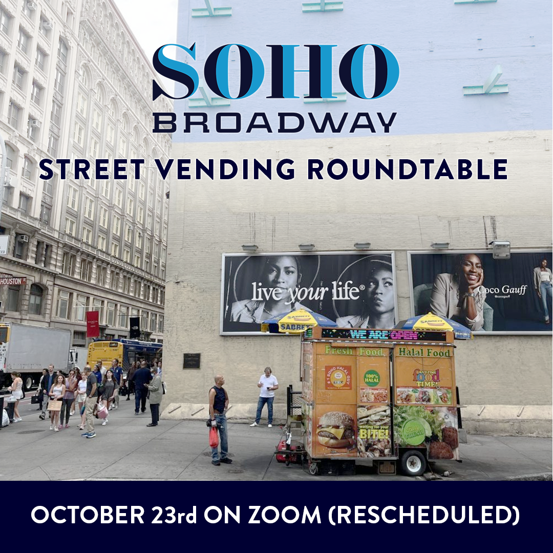Soho Broadway Initiative Street Vending Roundtable