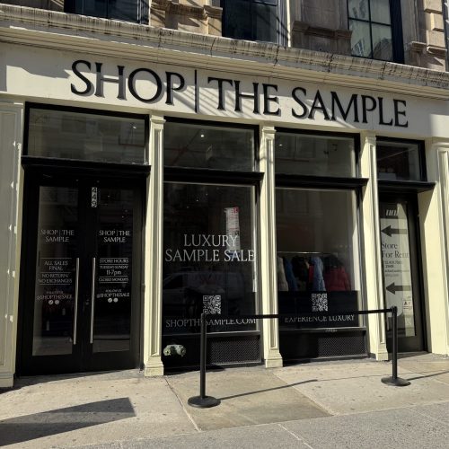 Shop the Sample storefront on Broadway