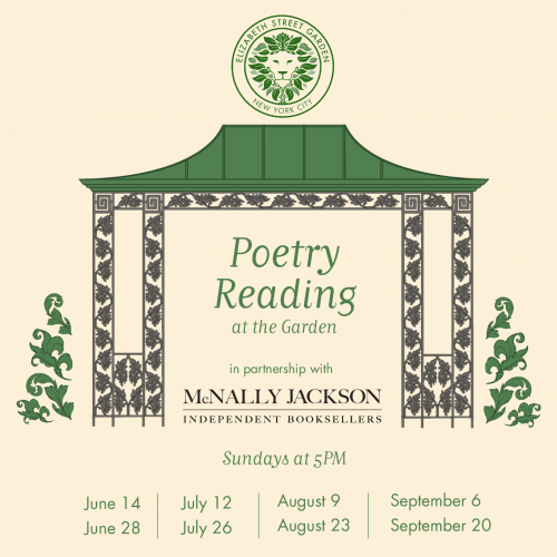 Poetry w/ McNally Jackson Bookstore
